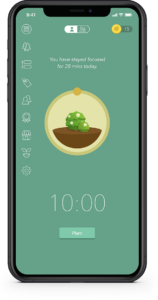 Forest app screen